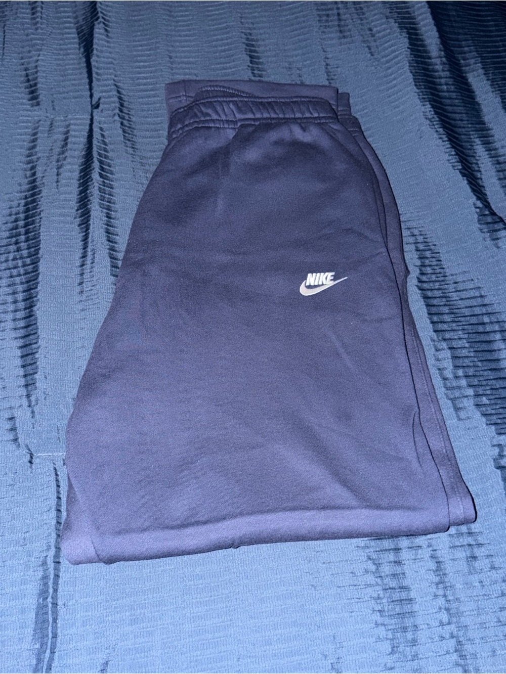 Nike Navy Blue Sweatpants - Soft Fleece Joggers - 3XL